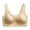 Beige, variant on Front Closure Wireless Ice Silk Seamless Bra for Women Floral Jacquard Vest Style No Underwire Comfort Sleep Bralette Everyday Support Intimates Beige L