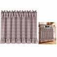 thumbnail image 4 of Oven Skirt Curtain with Tie Top, Farmhouse Decorative Stove Door Panel Curtain, Rustic Kitchen Decor for Country Home Kitchen Decoration, 4 of 6