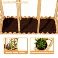 thumbnail image 3 of Large Raised Garden Bed with Trellis for Vine Climbing Plants- Wood Planter Box, 3 of 6