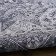 thumbnail image 3 of Nourison Nourison Washables 2'2" x 8' Charcoal Grey Vintage Indoor Rug, 3 of 8