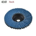 thumbnail image 2 of 3In 40# Grinding Wheel Flap Discs Angle Grinder Sanding Disc Wood Abrasive Tool, 2 of 7