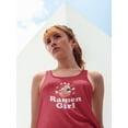 thumbnail image 2 of Ramen Girl Red Bowl Art Racerback Tank Women -Smartprints Designs, Female x-Large, 2 of 4