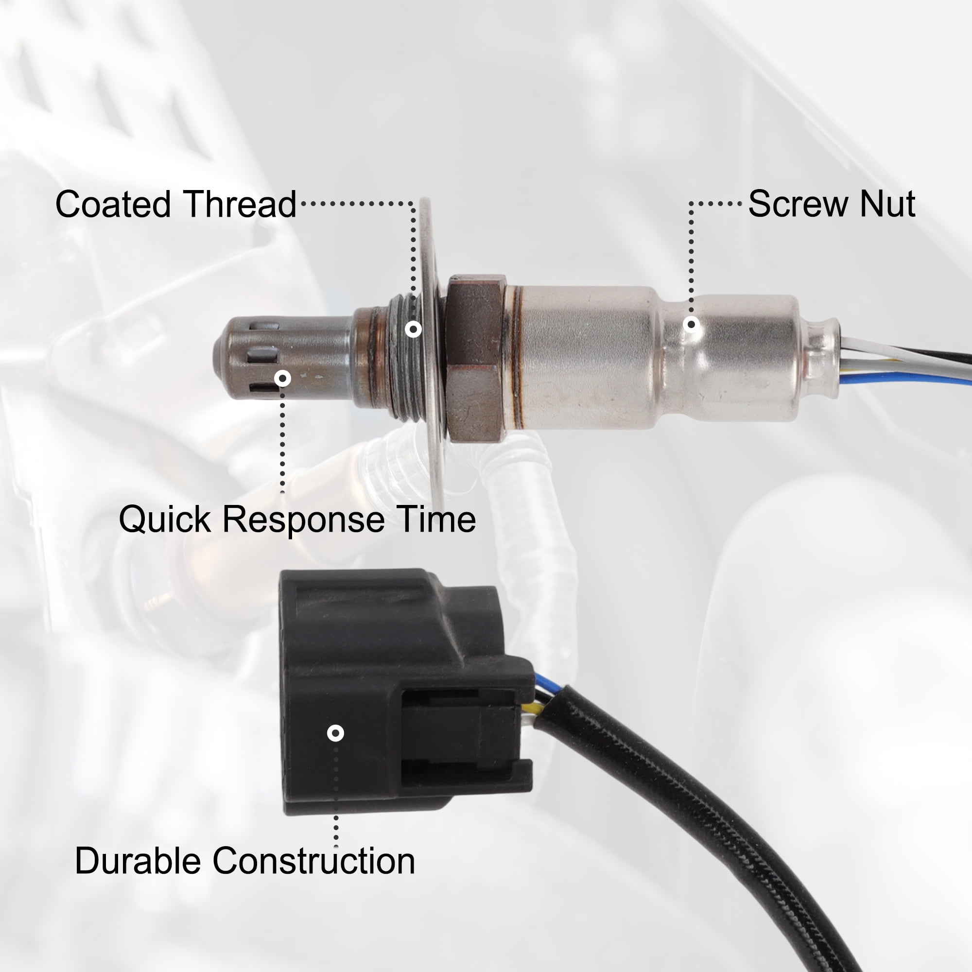 Unique Bargains Upstream Oxygen Sensor Replacement for Subaru Forester 2014-2018 for Subaru Impreza 2015-2016 Front O2 Sensor No.22641AA650 1 Pc