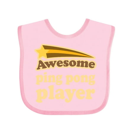 

Inktastic Ping Pong Player Awesome Gift Baby Boy or Baby Girl Bib