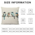 thumbnail image 5 of CMMY Birds Throw Pillow Covers Outdoor Birds Pillow Case for Spring Summer Sofa, Couch, Patio Home Decoration, 5 of 5