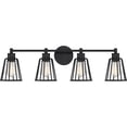 thumbnail image 1 of Quoizel ATT8604EK Transitional Four Light Bath Fixture from Atticus Collection in Black Finish,, 1 of 2