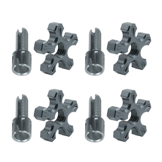 Guardoinrt 4pieces High Torsion And Stress Resistance Motorcycle Fixed Screws For Efficient Performance Titanium color 1Set