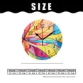 thumbnail image 2 of 14 Inch Wall Clock Battery Operated Silent Clock Decorative for Office, Kitchen, Outdoor, Living Room，Colorful Flower Abstract Floral Cute Pattern, 2 of 4