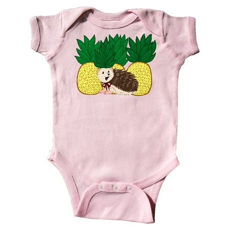 

Inktastic Pineapple Hedgehog Gift Baby Boy or Baby Girl Bodysuit