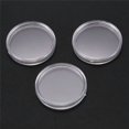 thumbnail image 4 of 30 Pzs Caja de Monedas de Plastico Transparente Redonda Pequena 30mm, 4 of 9