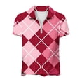 thumbnail image 4 of Qiyinn Women's Golf Polo Shirts Short Sleeve Quarter Zip Pullover Moisture Wicking Workout Tops, 4 of 5
