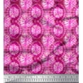 thumbnail image 1 of Soimoi Pink polyester Crepe Fabric Ombre Tie-Dye Fabric Prints By Yard 42 Inch Wide, 1 of 3