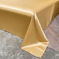 thumbnail image 4 of Juego de cama de seda nórdica satinada - Funda nórdica de lujo, sábana y fundas de almohada para, 4 of 6