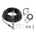 thumbnail image 2 of Cable de entrenamiento para perros pequeños y medianos Yuyangstore portátil a prueba de herrumbre negro, 2 of 8