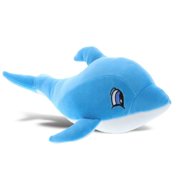 Dollibu Blue Dolphin Baby Soft Plush Toy - 11.75 inch
