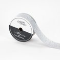 thumbnail image 1 of UNIQUE CREATIV Glitter Cut Ribbon, Silver, 25 mm × 4.5 m (1 in × 5 yd), 1 of 4