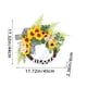 thumbnail image 3 of Popular! Sunflower Letter Wreath, Door Hanging Decoration, Festival Props, Hanging Window Wall Hanging, 3 of 5
