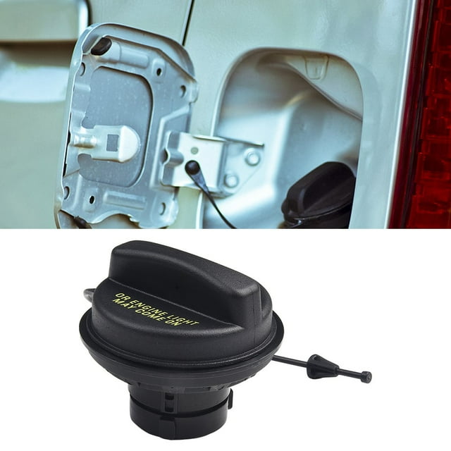 Direct Fit Black Fuel Cap for Ford F150 EXCURSION NAVIGATOR Easy Assembly