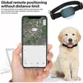 thumbnail image 3 of GPS Pet Tracker Collar - No Monthly Fee, Works with iOS/Android, IP67 Waterproof Dog & Cat Locator with 1+ Year CR2032 Battery, Adjustable Nylon Collar, Real Time Tracking, Blue, 3 of 8