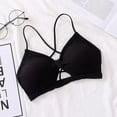 thumbnail image 1 of Korean Version Of The Girl Wrapped Chest Gathered Small Chest Tube Top Bottoming Girl Sling No Steelblack, 1 of 5