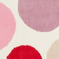 thumbnail image 3 of Safavieh  Handmade Children's Bubbles Ivory/ Pink N. Z. Wool Rug - 2'3" x 7', 3 of 4