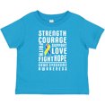 thumbnail image 3 of Inktastic Down Syndrome Awareness Strenth Courage Support Boys or Girls Baby T-Shirt, 3 of 5