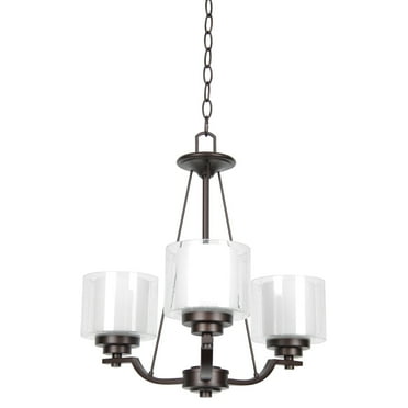 Luminance Sunset Lighting F17003-64 Abbot Three Light Chandelier - in Provincial Bronze