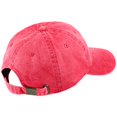 thumbnail image 4 of Trendy Apparel Shop New Jersey State Embroidered Low Profile Adjustable Cotton Cap - Red, 4 of 4