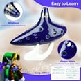 thumbnail image 3 of Zelda Ocarina 12 Hole Alto C with Song Book (Songs From the Legend of Zelda), 3 of 9