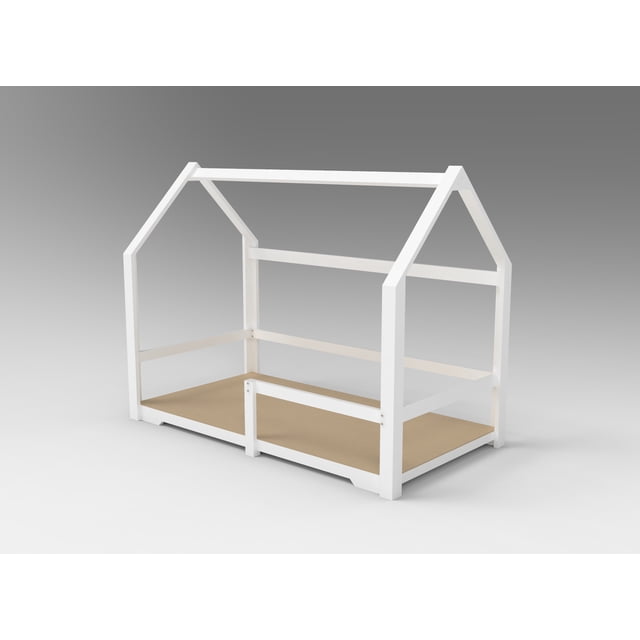 Cama Infantil Individual Para Niños y Niñas Modelo Montessori Marca Goresa