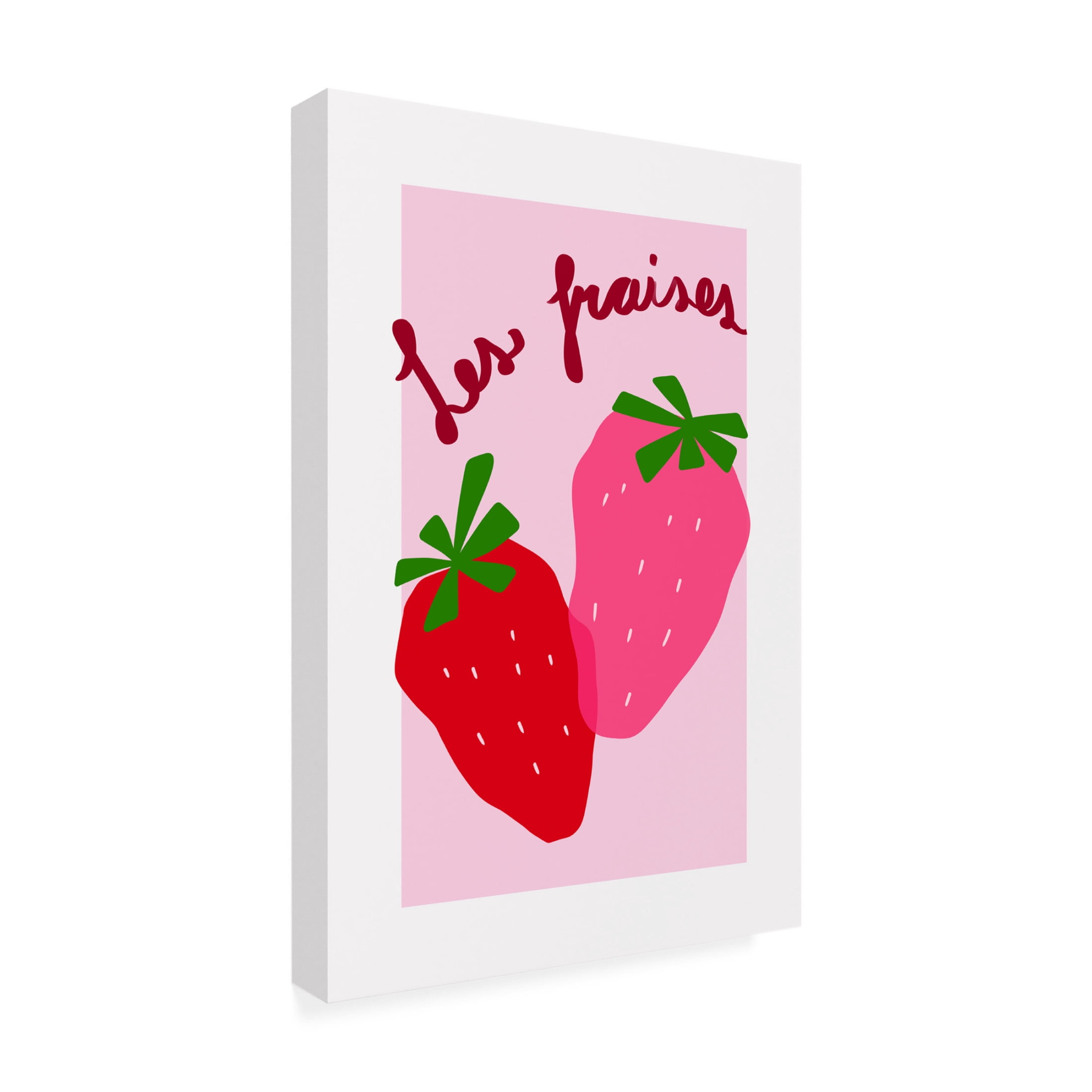 Trademark Fine Art Athene Fritsch Les Fraises Canvas Wall Art