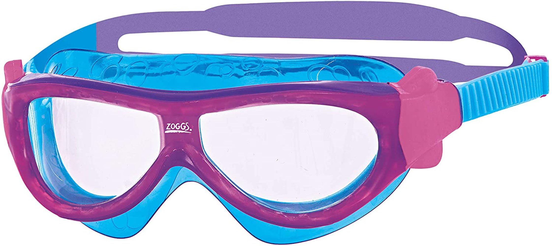 Zoggs Phantom Kids Mask Childs Swimming Goggle Eye Protection 0-14 Pink Purple 
