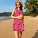 thumbnail image 3 of Fotbe German Shepherd Dog Vestido de Verano sin Mangas para Mujer – Vestido Midi Línea A, Estilo Camiseta Floral, Vestido Playero Casual y Fluido, 3 of 7