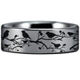 thumbnail image 3 of Birds and Branches Tungsten Carbide Ring, 3 of 11