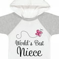 thumbnail image 4 of Inktastic Worlds Best Niece Girls Baby Bodysuit, 4 of 5