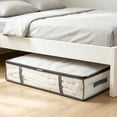 thumbnail image 5 of Fmbmuo Under Bed Storage , Reusable Clear Zippered Plastic Clothes Storage Bags Blanket Storage Bags For Quilts Bedding Clothes, 5 of 6