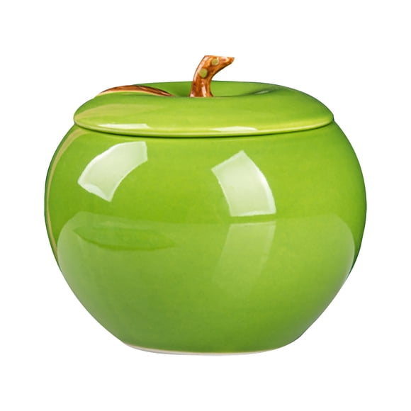 MasteelfCA 1Pc Decorative Storage Box Desktop Storage Container Fruit Modeling Box (Green)