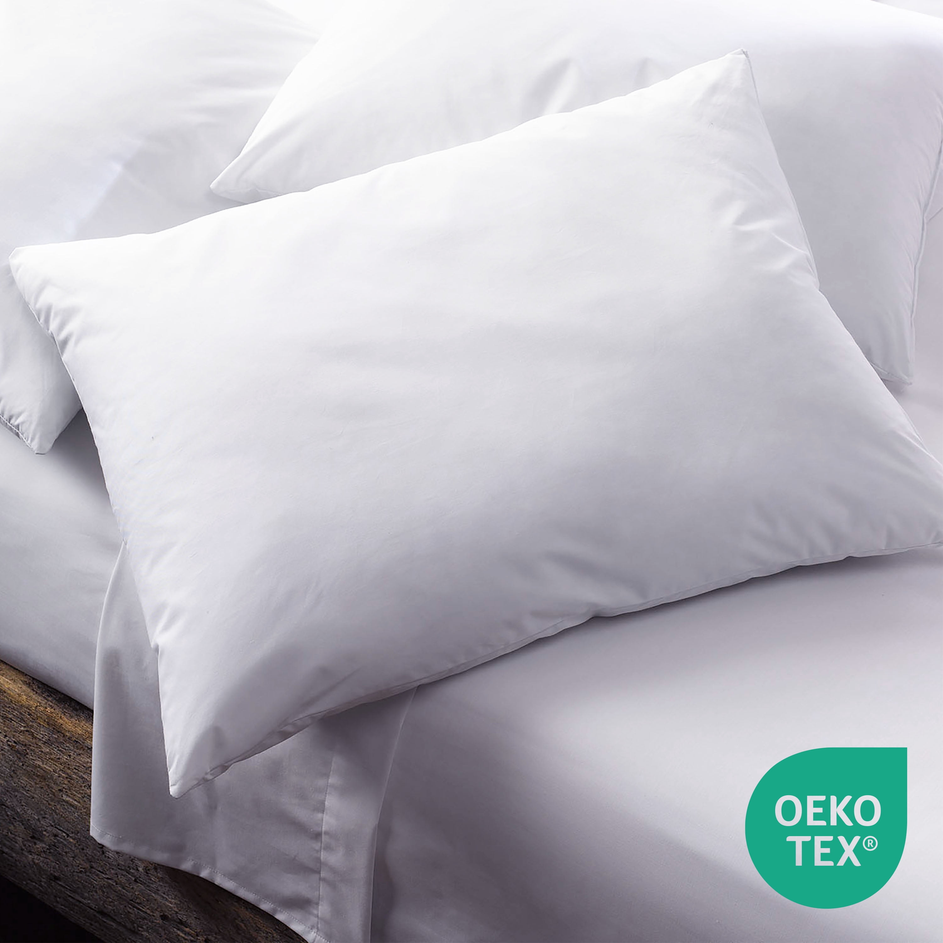 Martex 2-Pack Down Alternative White Bed Pillows, Standard – All Sleep Positions