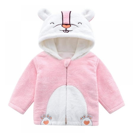 

Newborn Baby Girl Boy Fleece Sweatshirt Jacket - Baby Boy & Girl Sweater Outerwear Coat Toddler Full Zip Hoodie for Children