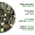 thumbnail image 2 of Piedra Decorativa - Ideal para macetas, Jardines, decoración Smart Garden Granulometría Grande, Sea Stone, 2 of 6