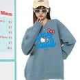 thumbnail image 4 of Hello Kitty Kitty Chandail à Capuchon Ras du Cou Joint Femme Automne Hello Manteau Chat Deux Yuans Ample Vêtements Imprimés HOEMLIN HOEMLIN, 4 of 6