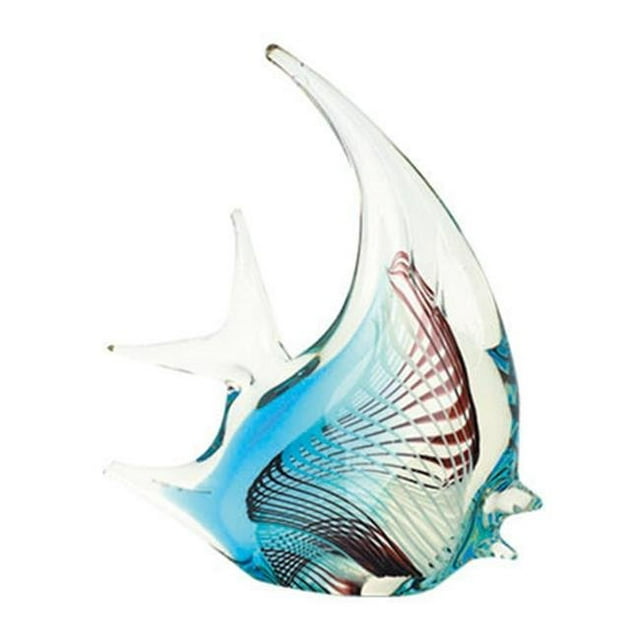 7,5 x 2 x 8,5 Po Poisson de Verre&44; Mue