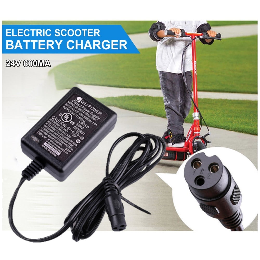 HOTBEST 24v Scooter Battery Charger for Razor e150 e125 e200 e225 e300