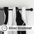 thumbnail image 5 of Lfeey Black out Curtains 63 inch Long, Top Grommets, Light Gray Room Darkening Curtains for Nursery, 2 Panels, 5 of 8