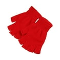 thumbnail image 5 of Minnieouse Manoplas de punto de invierno Cubierta envolvente Calentador de manos Manopla Invierno Tejido flexible Adultos Medios guantes Rojo brillante Rojo brillante 2piezas Minnieouse CBP468533, 5 of 5