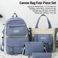thumbnail image 1 of Four-piece Set Backpack Large Capacity Trendy Casual Bag Backpack Set, 1 of 5