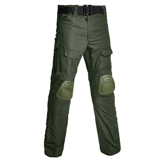 LOVZFMLL Cargo Pants for Men's Fashion Casual Solid Color Cargo Pockets-dry Tactics Full Length Pants