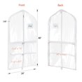 thumbnail image 2 of Bolsas para disfraz de baile Univivi, PVC transparente, 40 x 60 cm (paquete de 6), 2 of 6