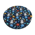 thumbnail image 2 of Lsque Space Dog Round Bar chair cushion covers Velvet Fabric Premium Comfort Protects from Scratches and Stains for 14-17 Inch Chair- 14 inch, 2 of 7