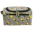 thumbnail image 7 of Unique Bargains Floral Makeup Bag Zipper Flower Cosmetic Pouch Gray, 7 of 7